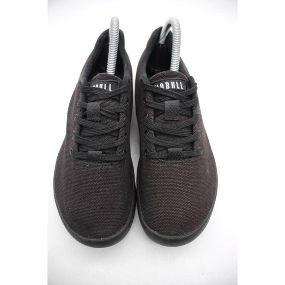 NOBULL Adult Athletic Casual Sneakers Shoes Black Canvas Size Mens 7 Womens 8.5 - Picture 2 of 9